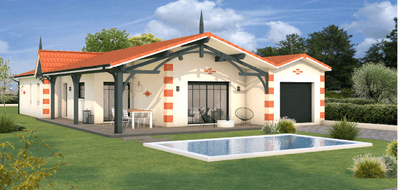 Terrain et maison à Hourtin en Gironde (33) de 115 m² à vendre au prix de 394000€ - 1