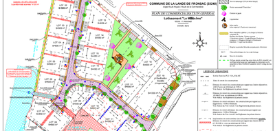 Terrain à La Lande-de-Fronsac en Gironde (33) de 600 m² à vendre au prix de 108000€ - 2