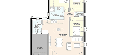 Terrain et maison à Secondigny en Deux-Sèvres (79) de 462 m² à vendre au prix de 180575€ - 3