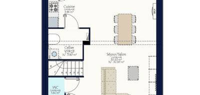 Terrain et maison à Bellevigne-les-Châteaux en Maine-et-Loire (49) de 736 m² à vendre au prix de 217889€ - 3