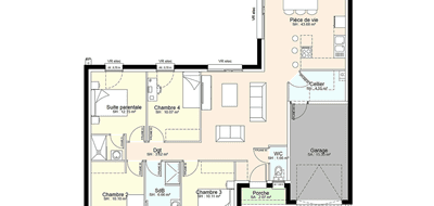 Terrain et maison à La Ferrière-en-Parthenay en Deux-Sèvres (79) de 702 m² à vendre au prix de 208535€ - 3