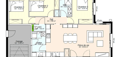 Terrain et maison à Échiré en Deux-Sèvres (79) de 306 m² à vendre au prix de 198976€ - 3