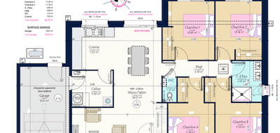 Terrain et maison à Jarzé Villages en Maine-et-Loire (49) de 467 m² à vendre au prix de 280881€ - 4