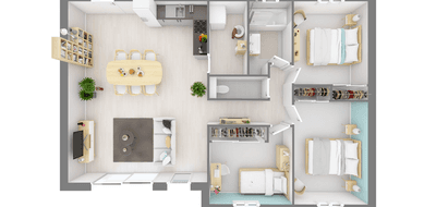 Terrain et maison à Camps-la-Source en Var (83) de 993 m² à vendre au prix de 275000€ - 3