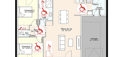 Terrain et maison à Bourneau en Vendée (85) de 240 m² à vendre au prix de 151330€ - 3