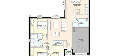 Terrain et maison à Saint-Cyr-la-Lande en Deux-Sèvres (79) de 2000 m² à vendre au prix de 212749€ - 3