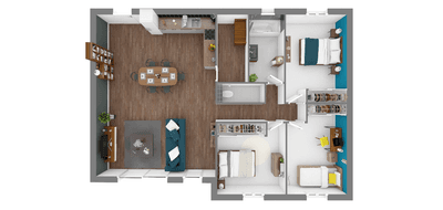 Terrain et maison à Pierrefeu-du-Var en Var (83) de 388 m² à vendre au prix de 368500€ - 3