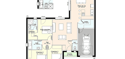 Terrain et maison à Saint-Maxire en Deux-Sèvres (79) de 640 m² à vendre au prix de 249240€ - 3