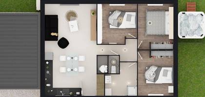 Terrain et maison à Étampes en Essonne (91) de 72 m² à vendre au prix de 180000€ - 3