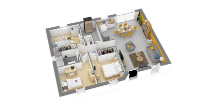 Terrain et maison à Égreville en Seine-et-Marne (77) de 1222 m² à vendre au prix de 147592€ - 3