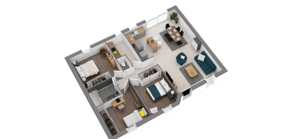Terrain et maison à Égreville en Seine-et-Marne (77) de 1222 m² à vendre au prix de 151875€ - 3