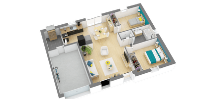 Terrain et maison à VRITZ en Loire-Atlantique (44) de 650 m² à vendre au prix de 114997€ - 3