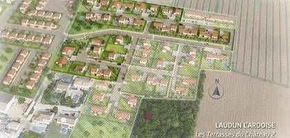 Terrain à Laudun-l'Ardoise en Gard (30) de 260 m² à vendre au prix de 53900€ - 1