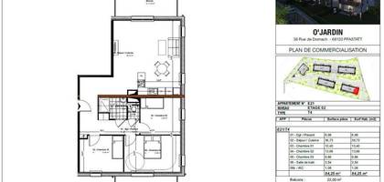 Appartement à Pfastatt en Haut-Rhin (68) de 84 m² à vendre au prix de 224725€ - 1